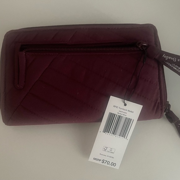 Vera Bradley Burgundy Quilted Wallet
NWT - Picture 4 of 5